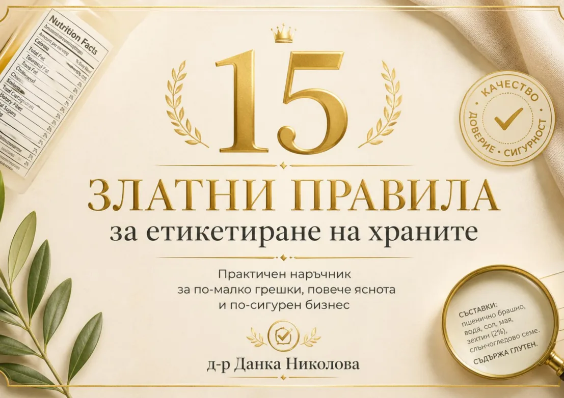 15 златни правила за етикетиране на храните