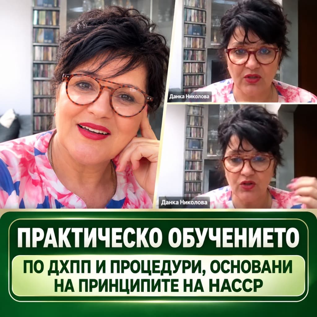 Практическо обучение по ДХПП и процедури, основани на принципите на НАССР – запис от Zoom