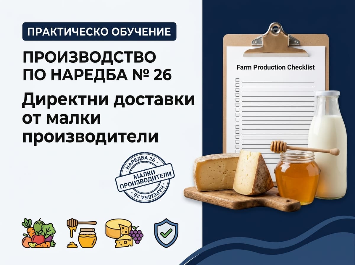 Как да стартирам производство по Наредба № 26