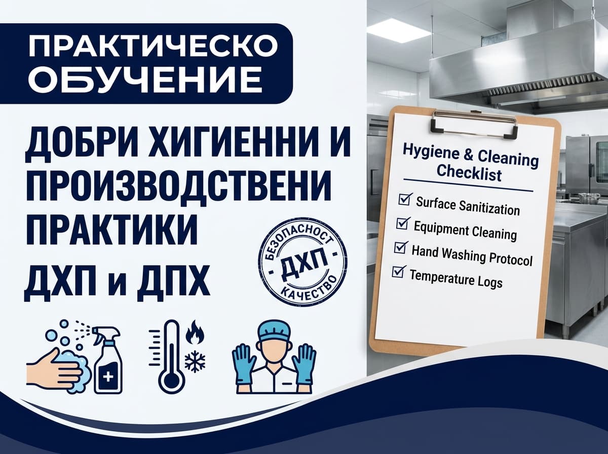Двудневно практическо обучение по разработване, внедряване и поддържане на ДПХП