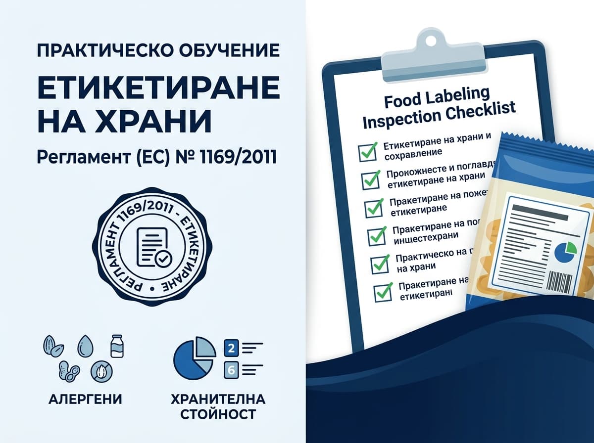Двудневно практическо обучение по етикетиране на храните